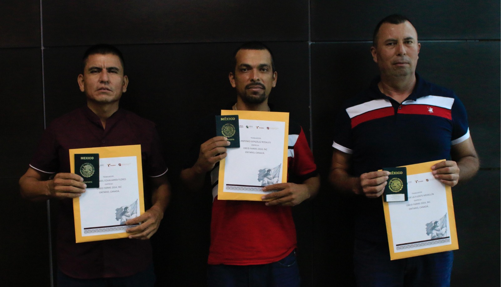 Impulsa STPS movilidad laboral, tamaulipecos parten a Canadá con contrato agrícola