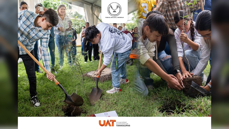 Impulsa la UAT el programa ambiental ‘Jardines de Carrera’