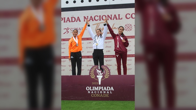 Mariela González gana medalla de bronce en la Olimpiada Nacional