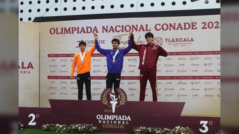 Oro y bronces para Tamaulipas en el arranque del atletismo de la Olimpiada Nacional 2025