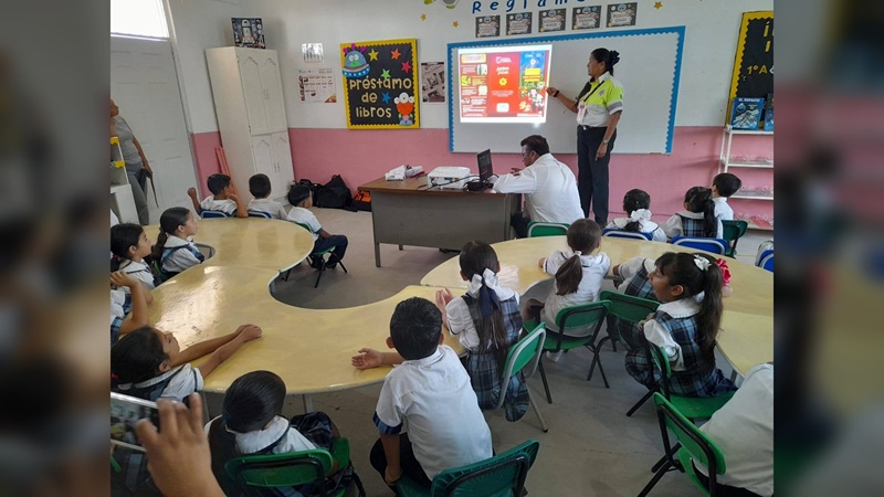 Promueve Dirección de Tránsito y Vialidad ‘Cultura Vial’ en niñas y niños
