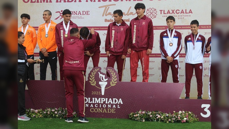 Suma Tamaulipas 7 medallas en primeros 3 días de Atletismo en Olimpiada Nacional