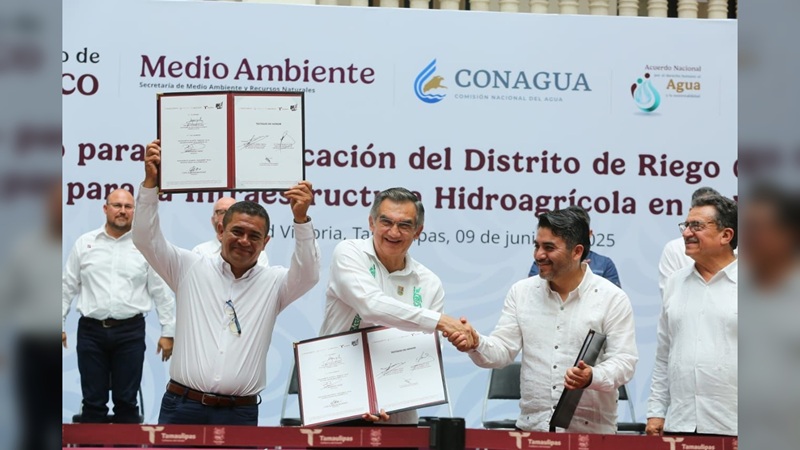 Suscriben modernización del campo tamaulipeco