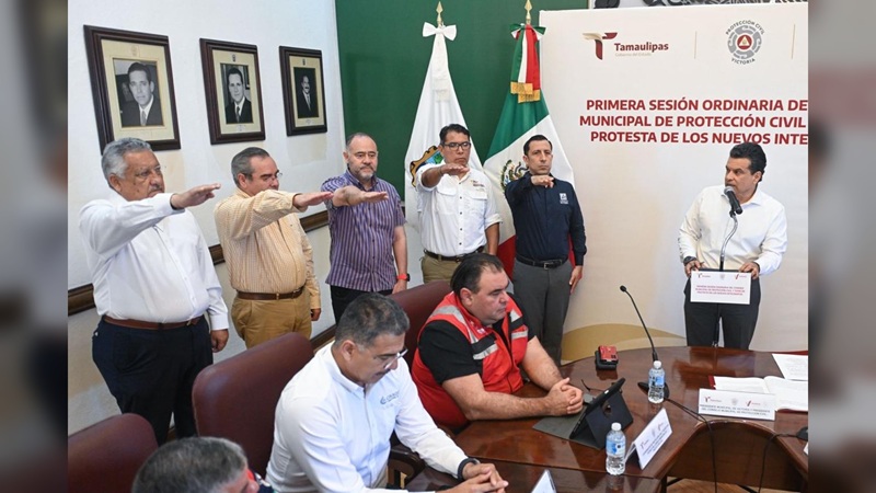 Toma protesta Consejo de Protección Civil en Victoria