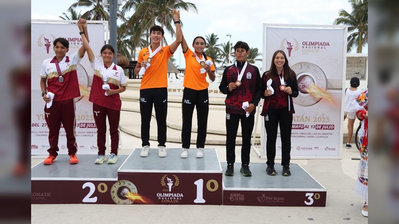 Triatlón de Tamaulipas suma 8 medallas en Olimpiada Nacional CONADE