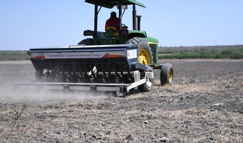 Refuerza Tamaulipas apoyo agrícola en el altiplano