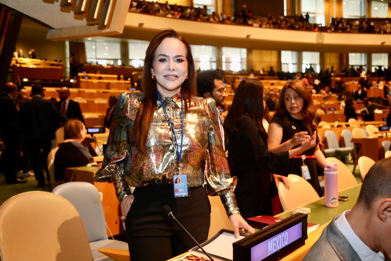Carmen Lilia representa a México en la ONU