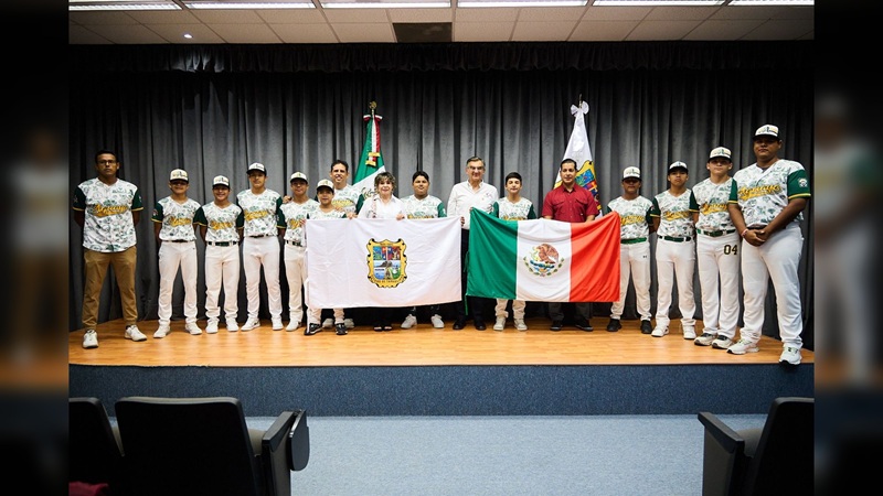 Abandera AVA liga de béisbol tamaulipeca que representará a MX en Mundial