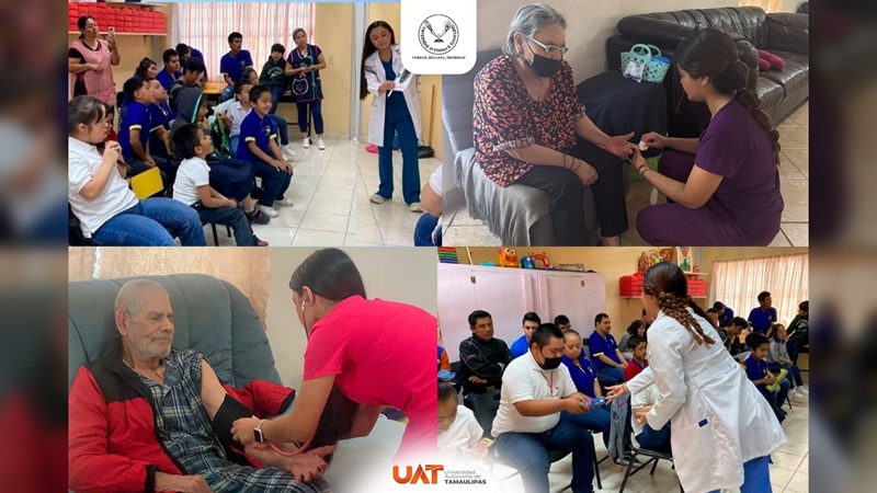 Atiende la UAT con servicios médicos gratuitos a grupos vulnerables y adultos mayores