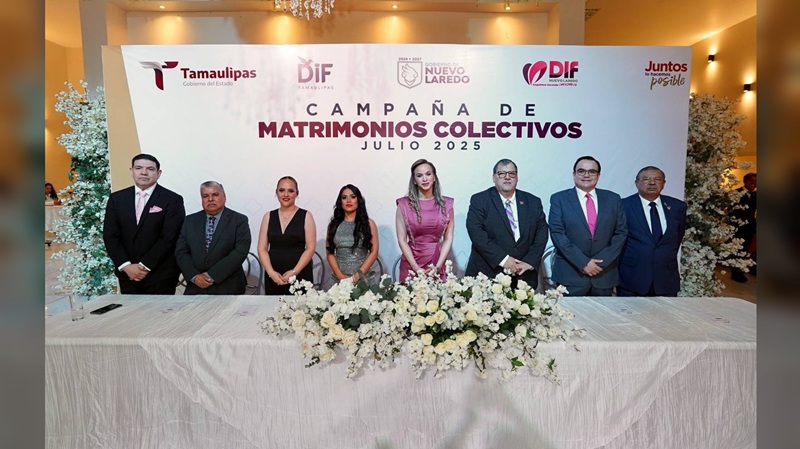 DIF NLD celebra a 83 nuevas familias en Campaña de Matrimonios gratuito