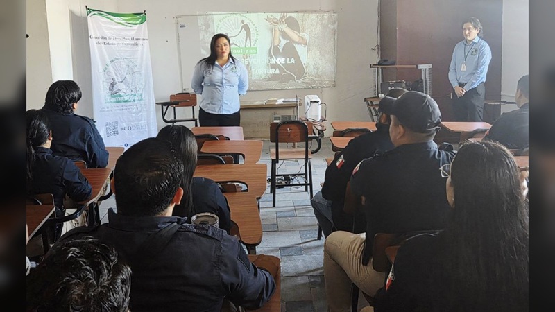 CODHET capacita a policías de Tamaulipas para erradicar la tortura