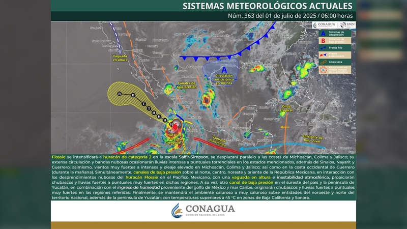 Emite SMN nueva alerta por más lluvias intensas para Tamaulipas