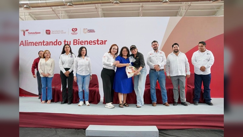 Entrega Gobierno del Estado apoyo alimentario a más de 500 familias de NLD