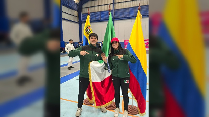 Estudiantes de la UAT representarán a MX en esgrima en los JCC 2026