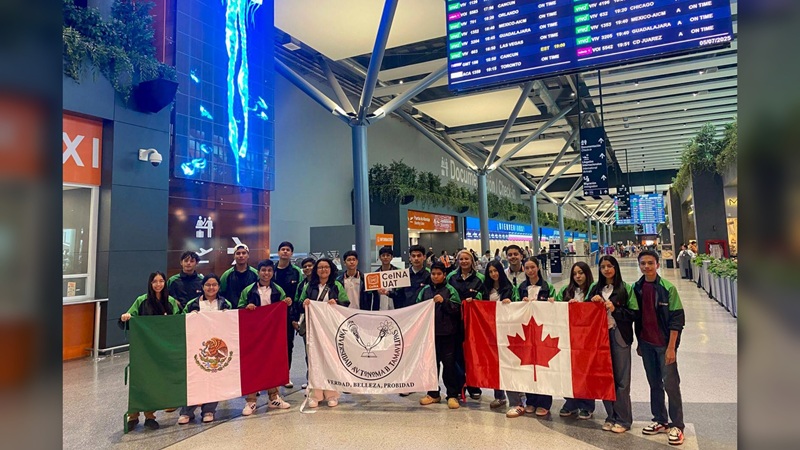 Estudiantes del CeINA UAT viven experiencia cultural en Canadá