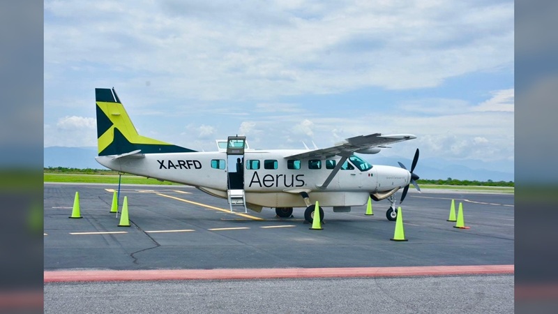 Incrementa Aerus vuelos de Ciudad Victoria al AIFA