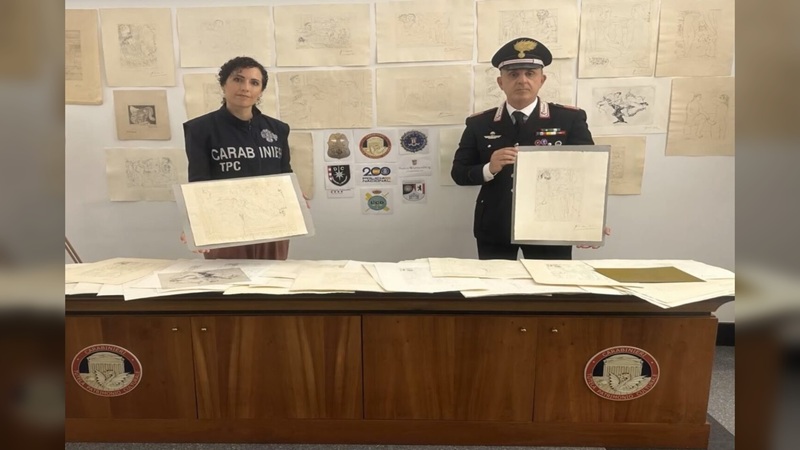 ¡Italia desmantela red de falsificación de arte!