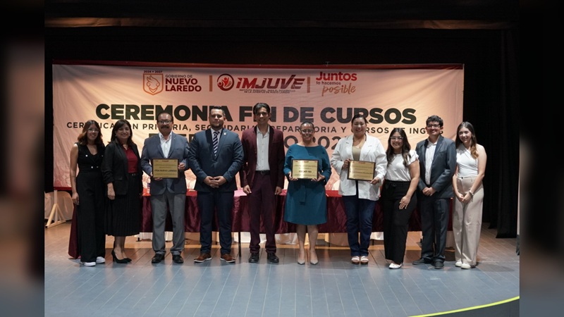 Jóvenes neolaredenses concluyen sus estudios gracias a programas de IMJUVE