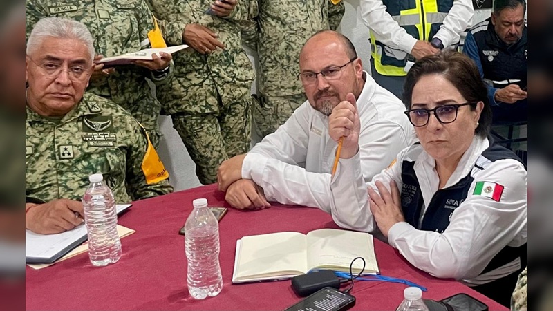 Llega coordinadora nacional de PC al sur de Tamaulipas ante emergencia por lluvias