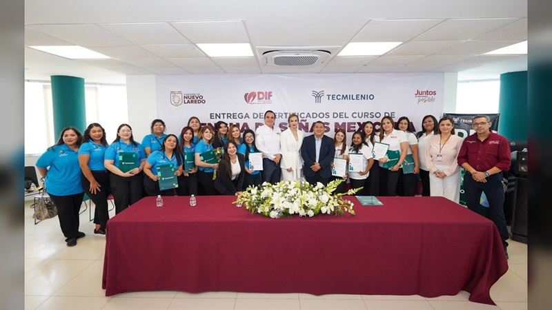 “Manos que hablan”: DIF y Tecmilenio gradúan a la 1.ª generación en LSM