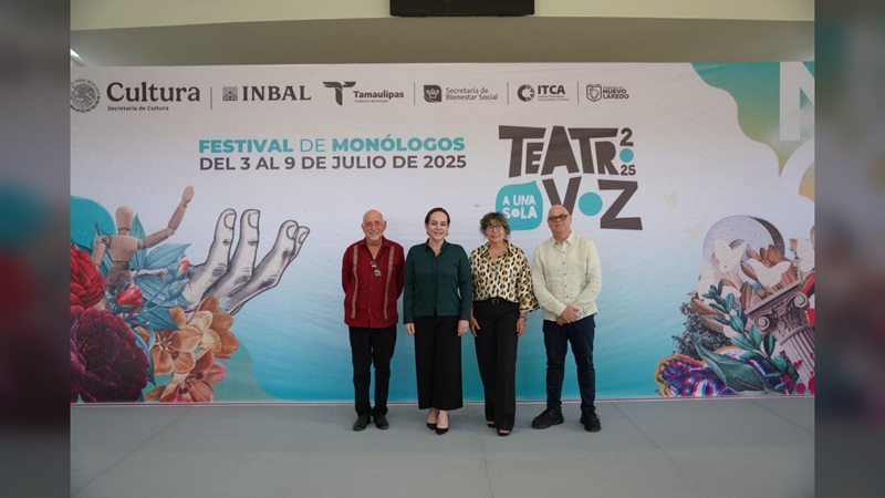 NLD celebra el arranque del Festival de Monólogos “Teatro a una sola voz”