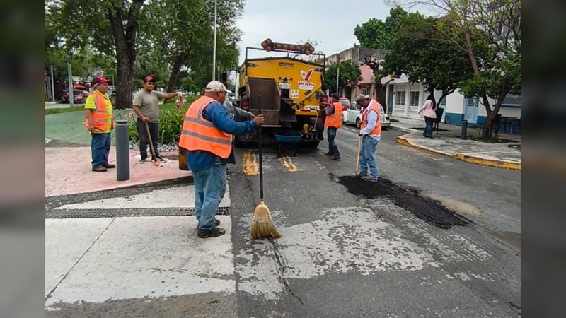 Reactiva Municipio programa emergente de bacheo
