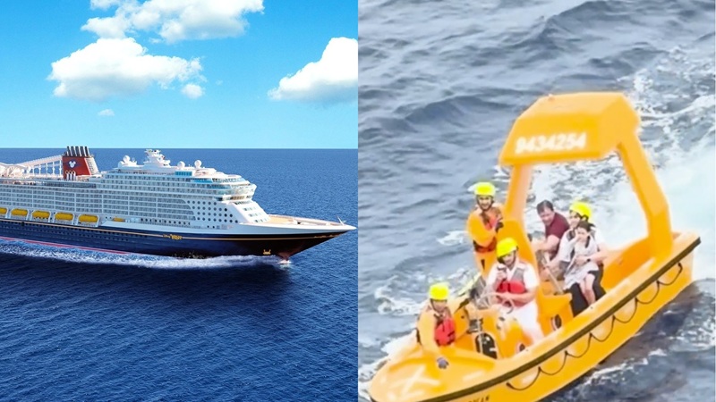 Niña cayó del crucero de Disney y su padre saltó para rescatarla