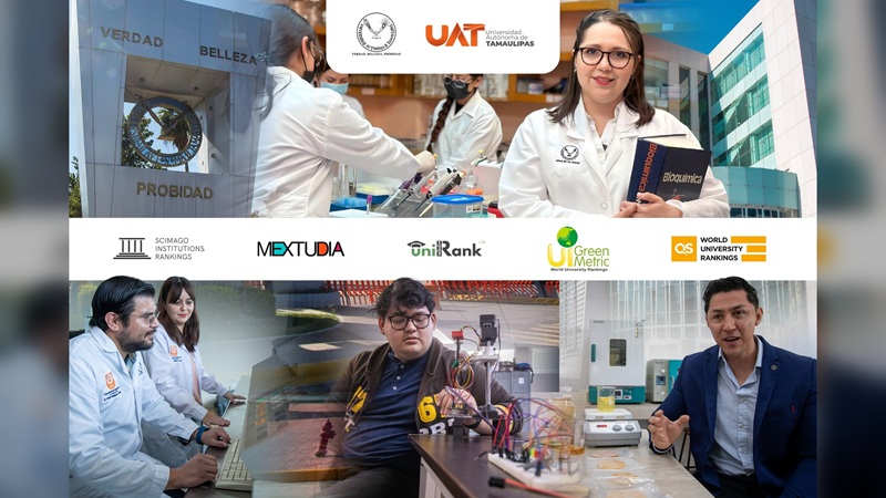 Sigue la UAT avanzando en ‘rankings’ nacionales e internacionales