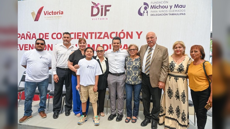 Une esfuerzos Municipio con Michou y Mau en la prevención de quemaduras