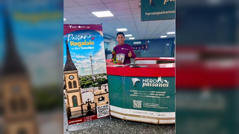 Aprovechan connacionales el programa “Paisano, regálale un día a Tamaulipas”