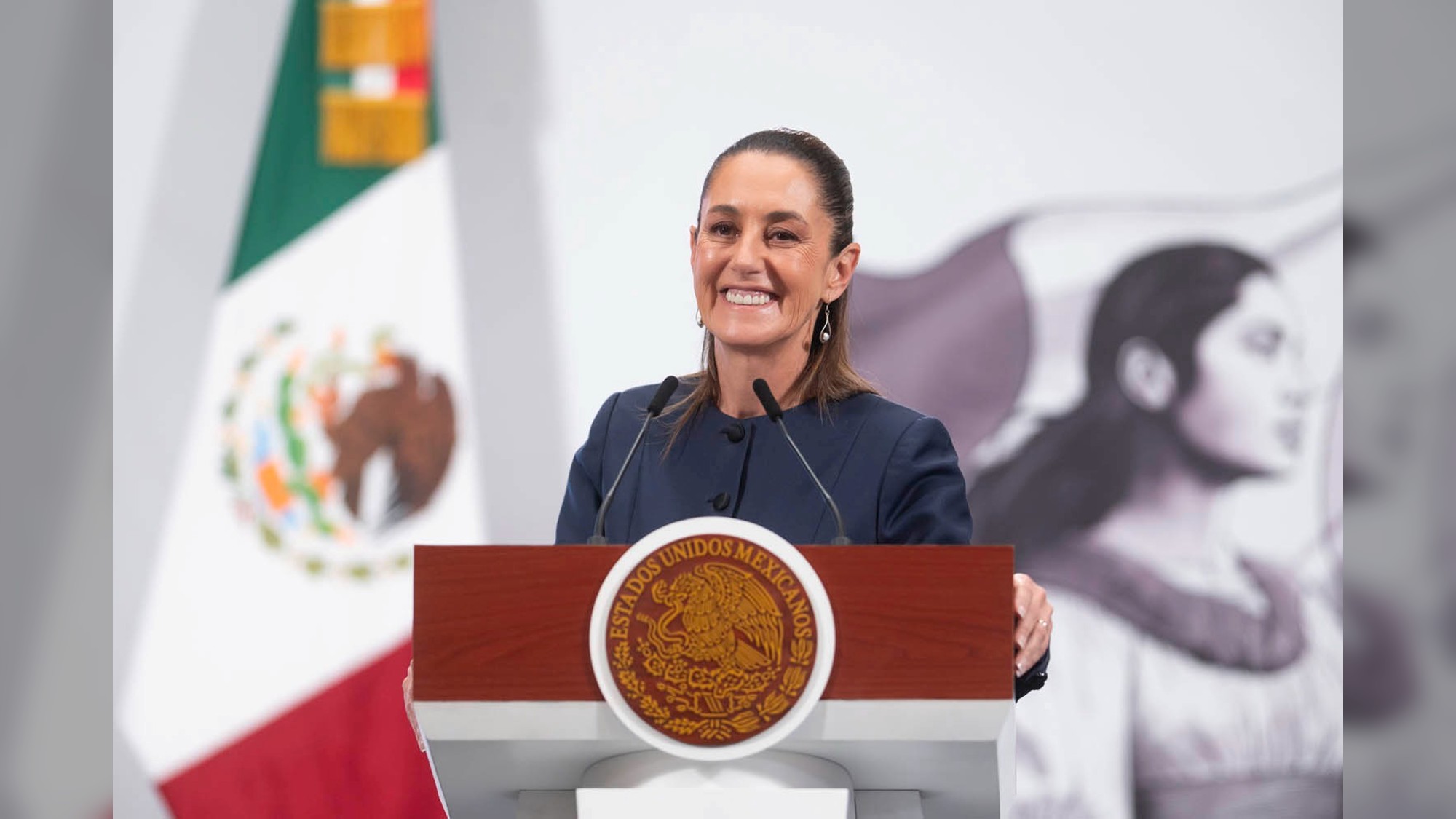 Reconoce presidenta trabajo de Américo para construir el Puerto del Norte