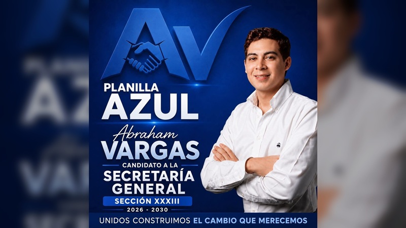 Abraham Vargas promete cambio en la Sección XXXII del SNTISSSTE en Tamaulipas