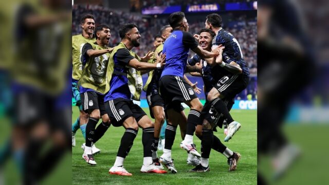 ¡Argentina 2-1 Inglaterra!