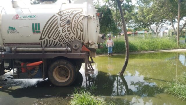 Efectúa COMAPA Altamira sondeo y desazolve de pozos de visita