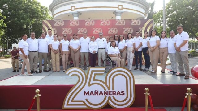 Hace historia Armando Martínez al llegar a 250 conferencias “Mañaneras”