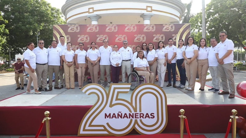 Hace historia Armando Martínez al llegar a 250 conferencias “Mañaneras”