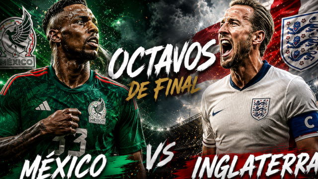 México enfrentará a Inglaterra en Octavos el Mundial
