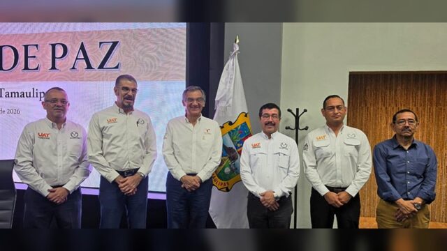 Rector de la UAT presenta avances del Atlas de Riesgos ante el gobernador en la Mesa de Paz