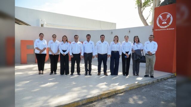 Rector de la UAT supervisa avances de obras de remodelación en la Facultad de Derecho Victoria